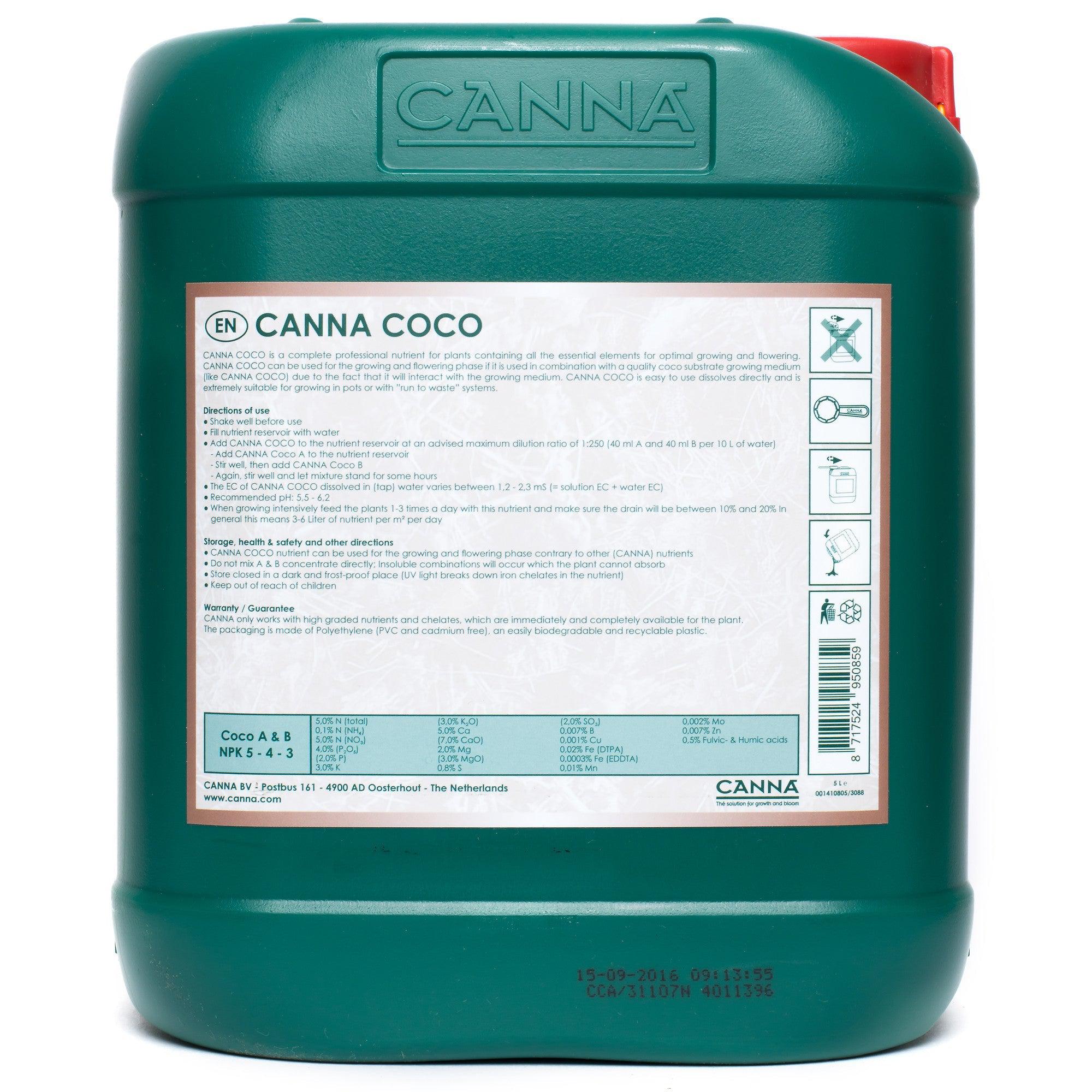 Canna Coco A+B 5 Litre