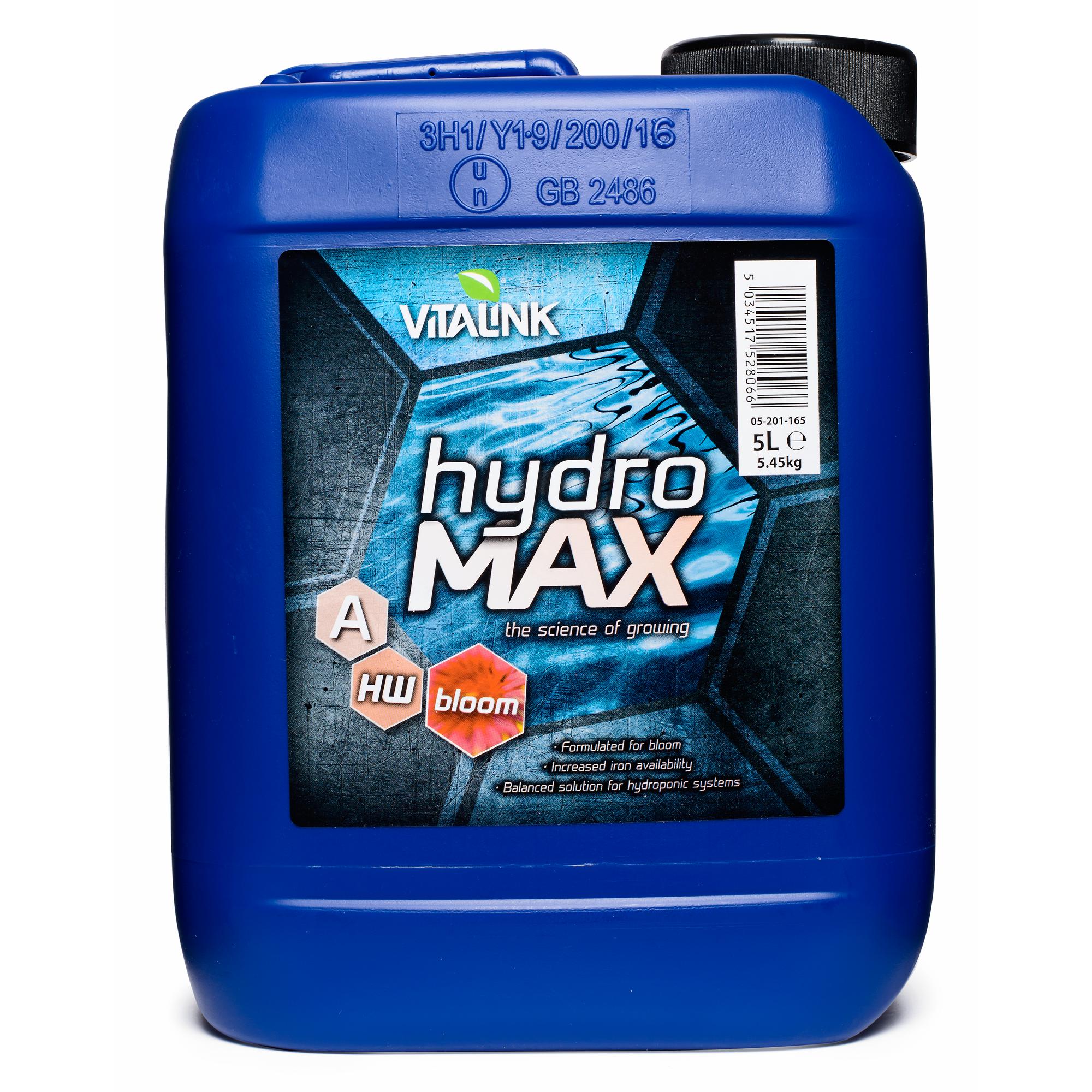 Vitalink Hydro Max A+B Grow 5Litre